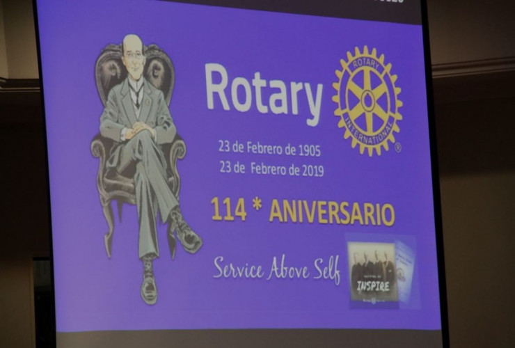 20 anos de Rotary integração e 114 de Rotary