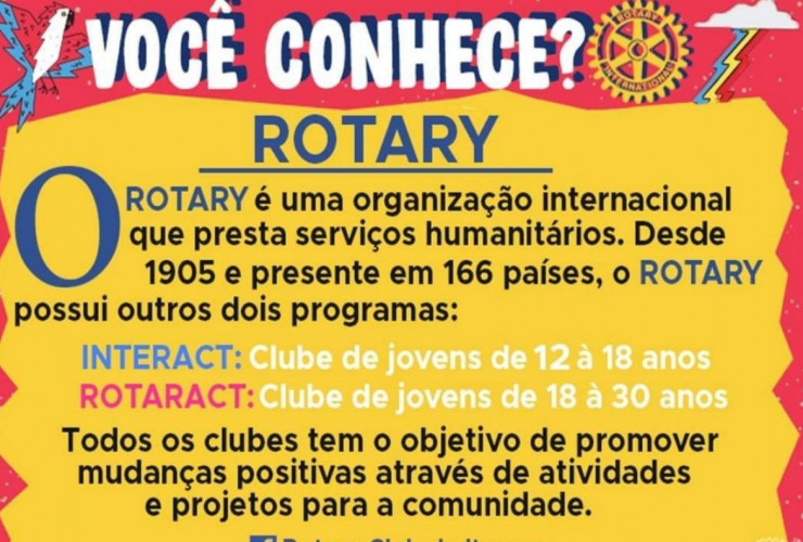 Você conhece o Rotary?